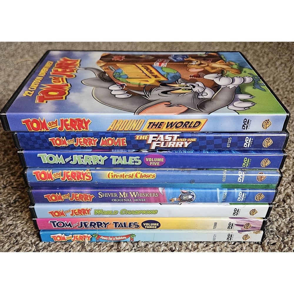 Tom And Jerry VARIOUS DVD Lot Of 8‎